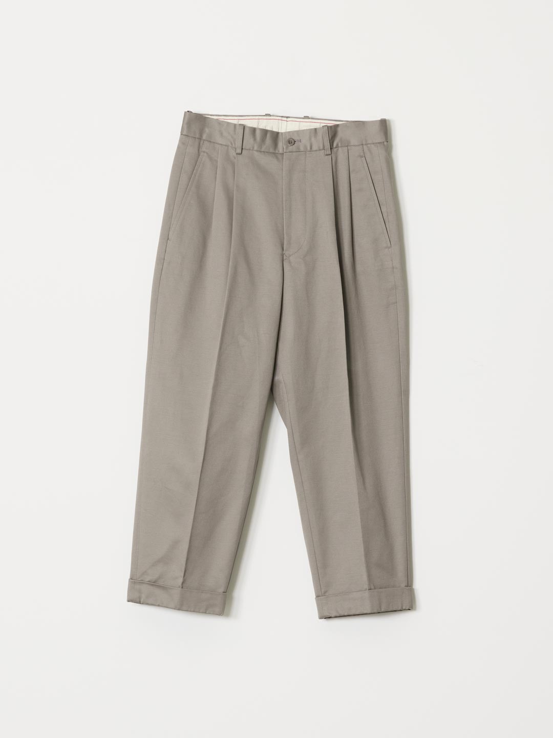 San Joaquin Chino 2Pleated Tapered Pants - Gray