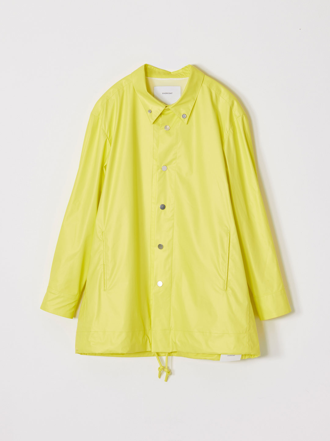 Dropped Shoulder Short Coat - Yellow