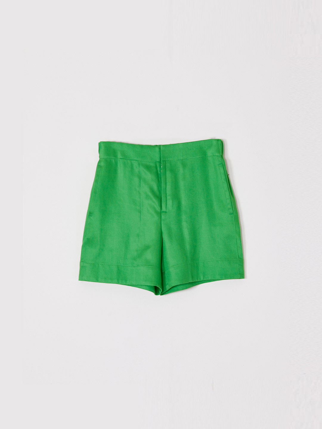 Tailored Shorts - Green