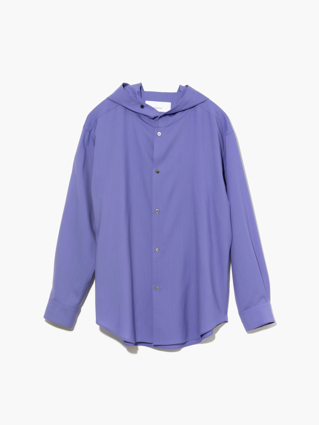 Dropped Shoulder Hoody Top - Purple