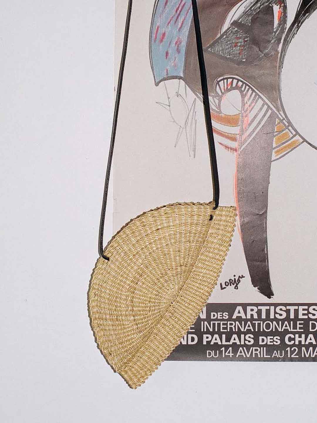 No.26 Ribbon Tall Handbag - Natural