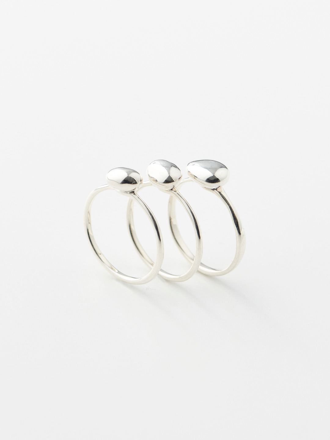 石ころ Ring / TIT-20-21-22RS - Silver