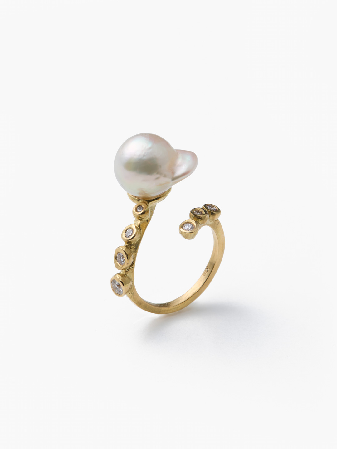 Fountain Ring (Pinky Ring） - Gold