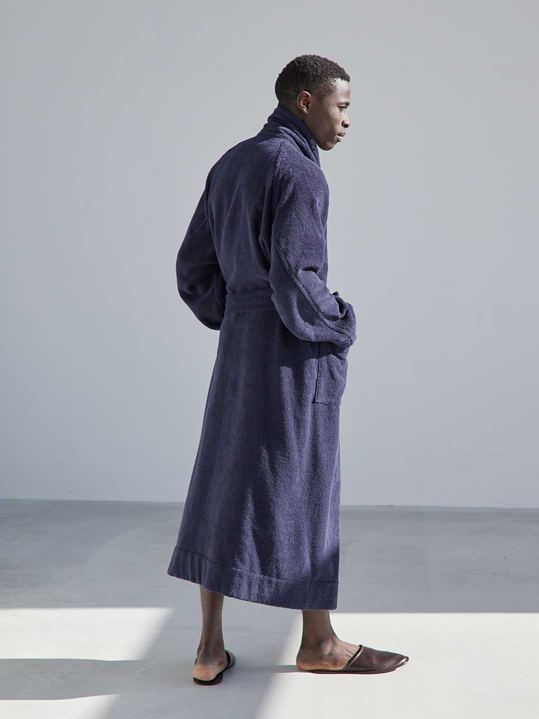 Bathrobe - Navy