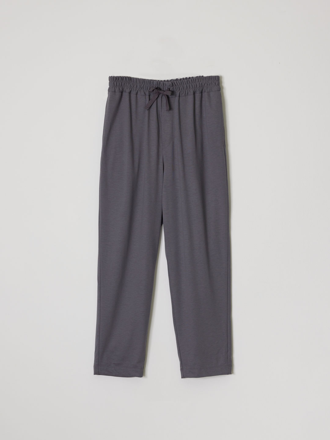 Cotton Spinning Wool Easy Pants - Grey