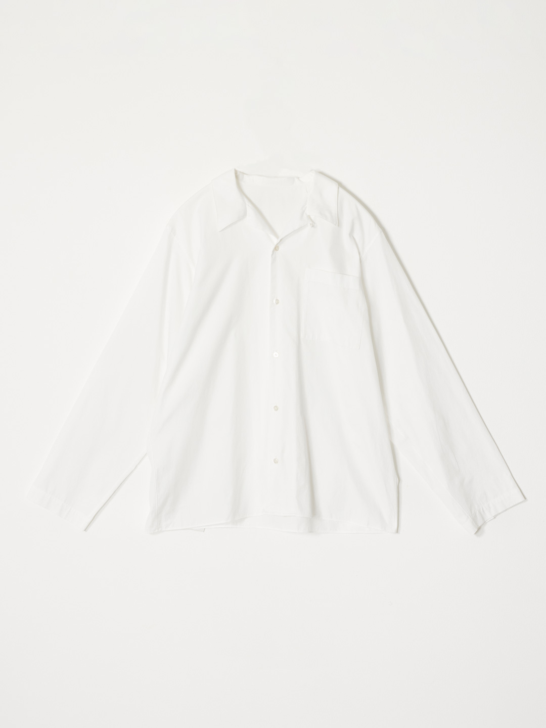 Cotton OX Pajama Shirt - White