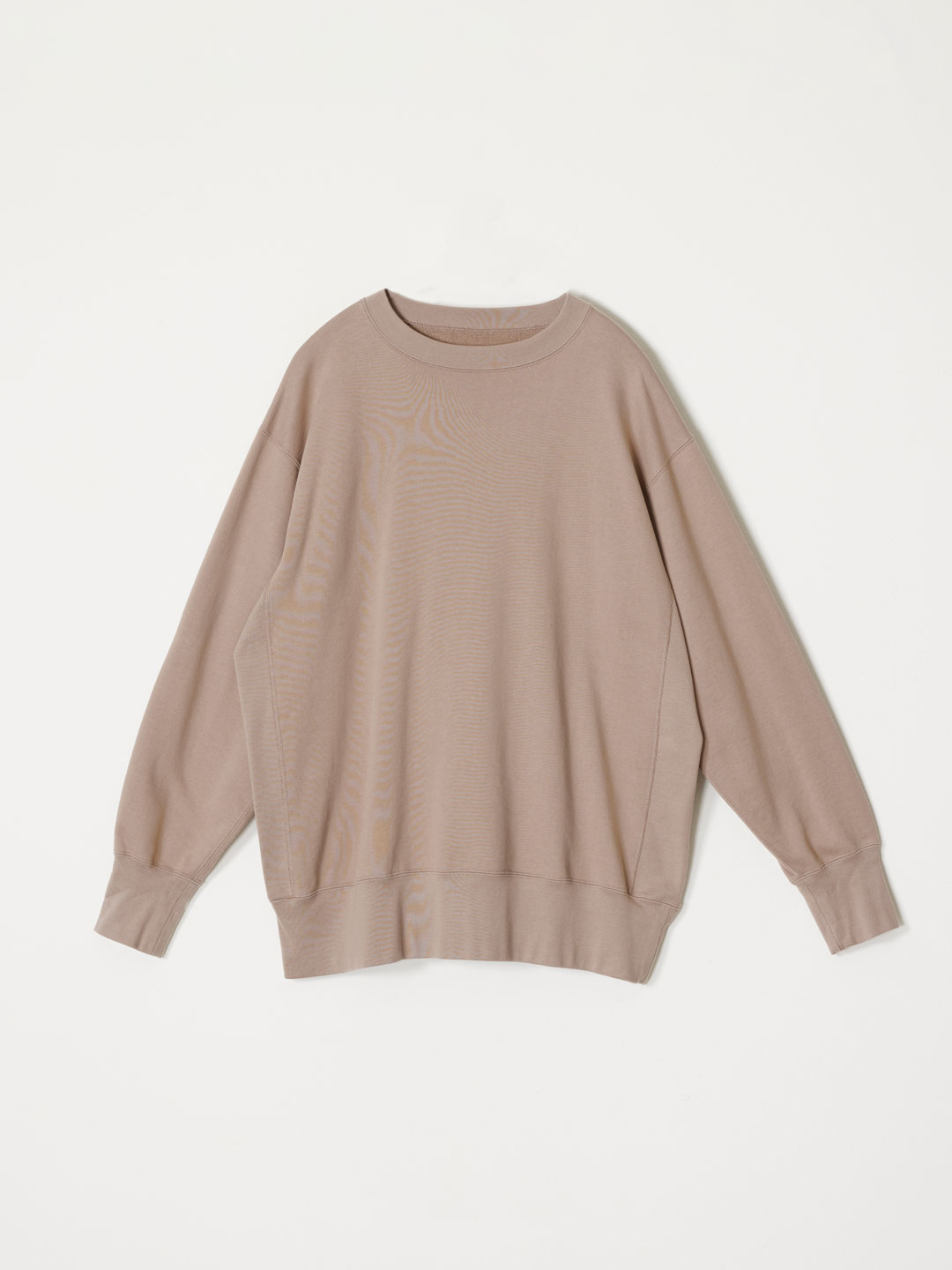 Organic Cotton Terry Crew Neck - Taupe