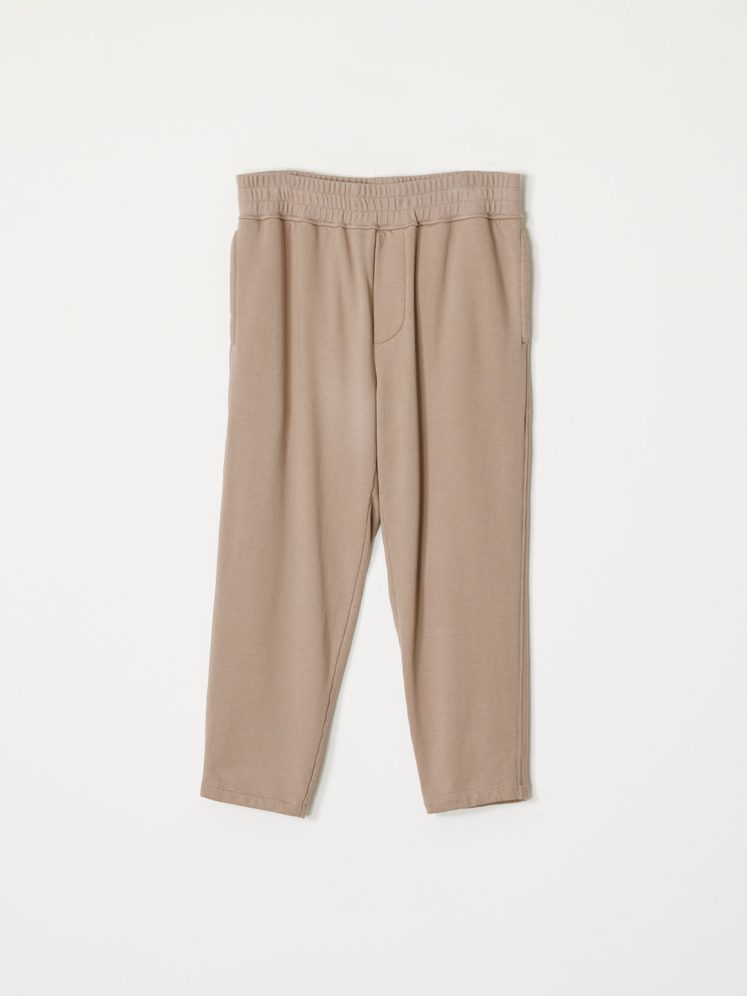 Organic Cotton Terry Trousers - Taupe