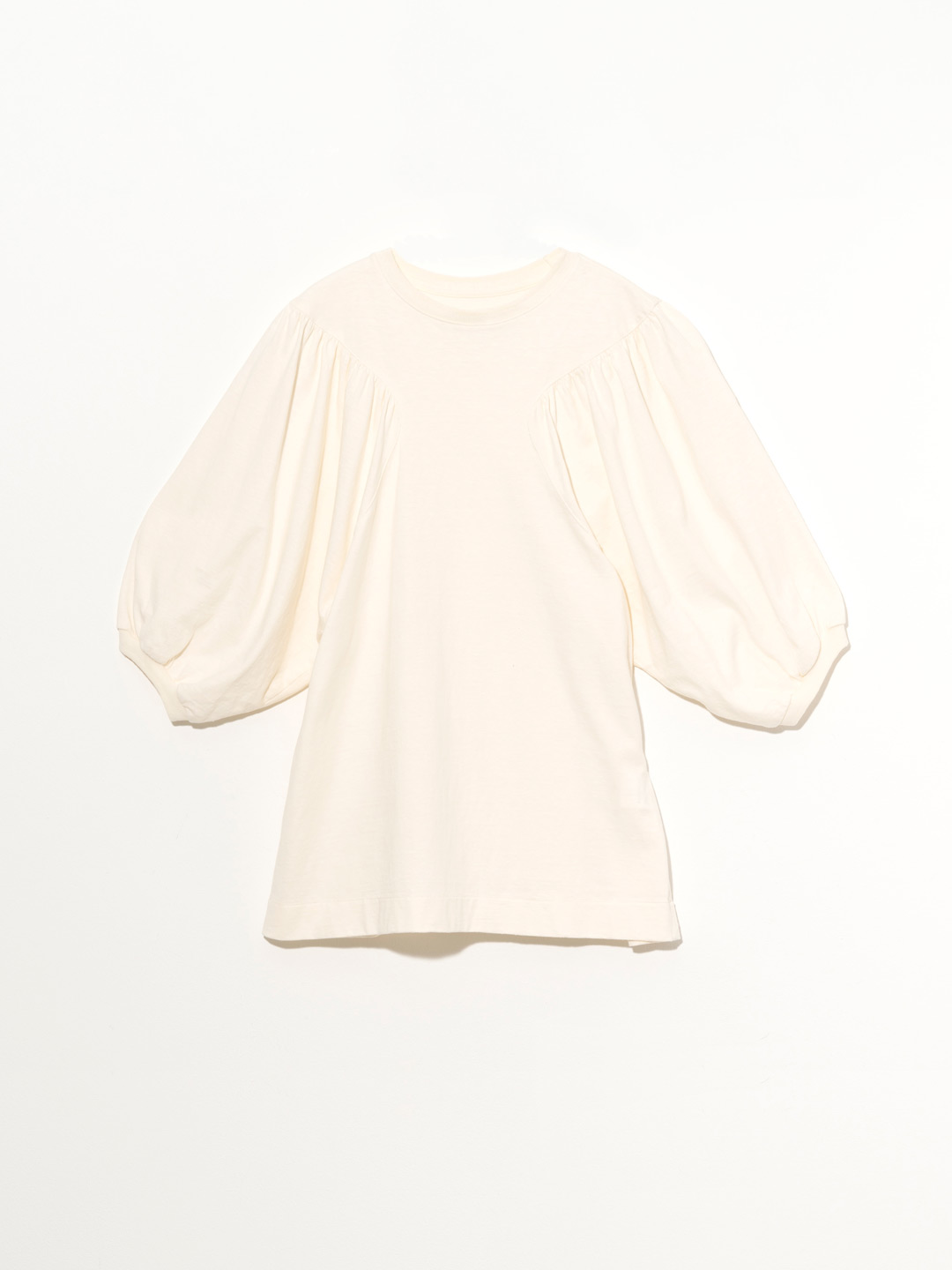 Victorian Sleeve Short Sleeve T - White