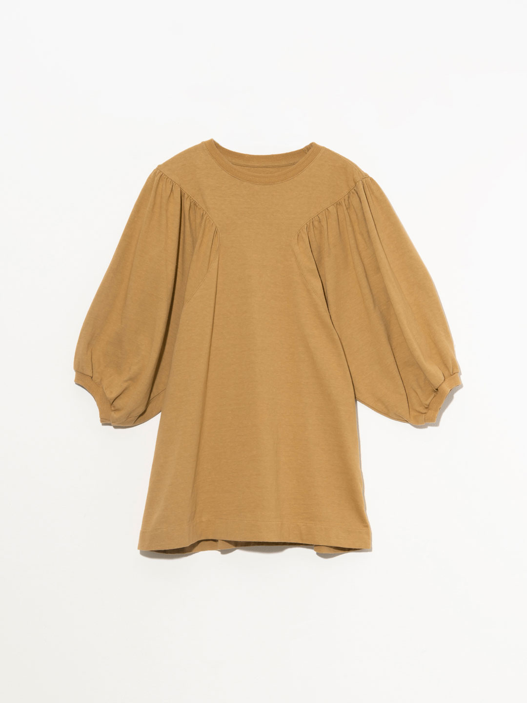 Victorian Sleeve Short Sleeve T - Beige