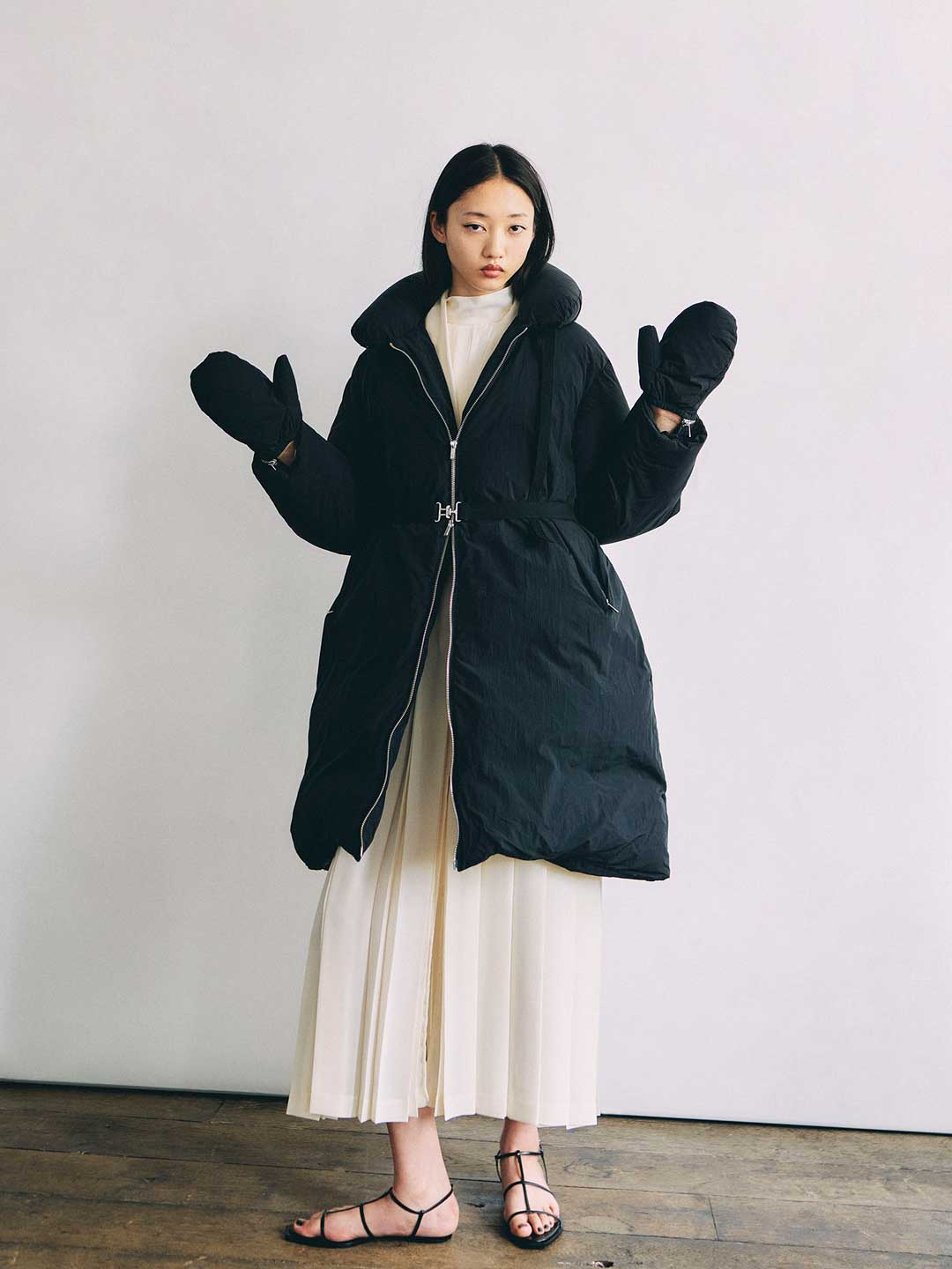 Floating Puff Coat - Black