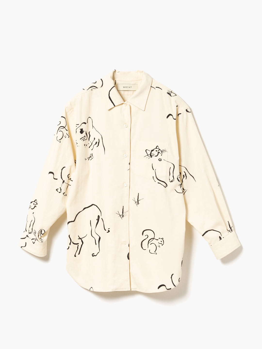 One-Piece Collar Blouse - Off White