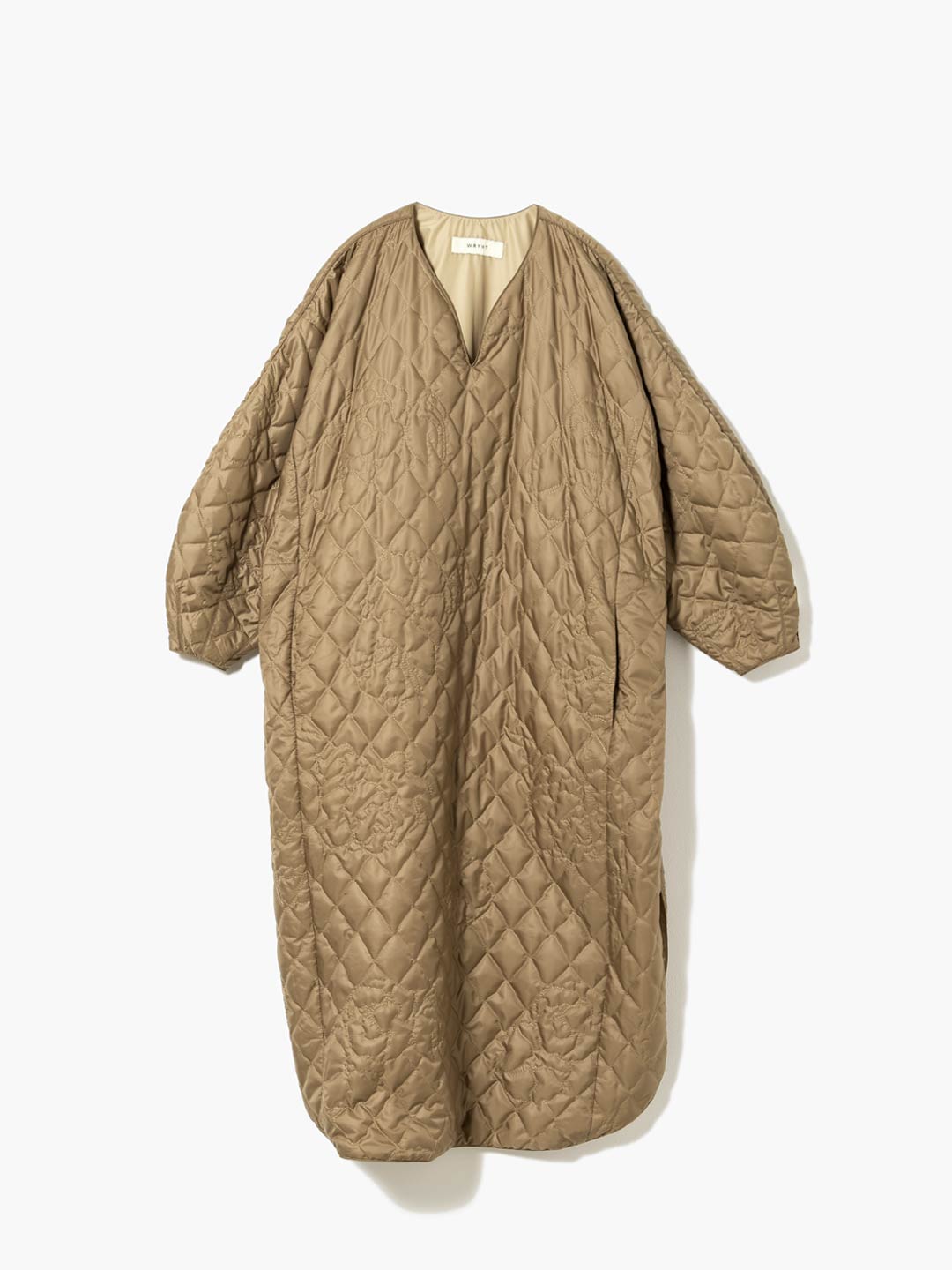Quilted Sahara Dress - Beige