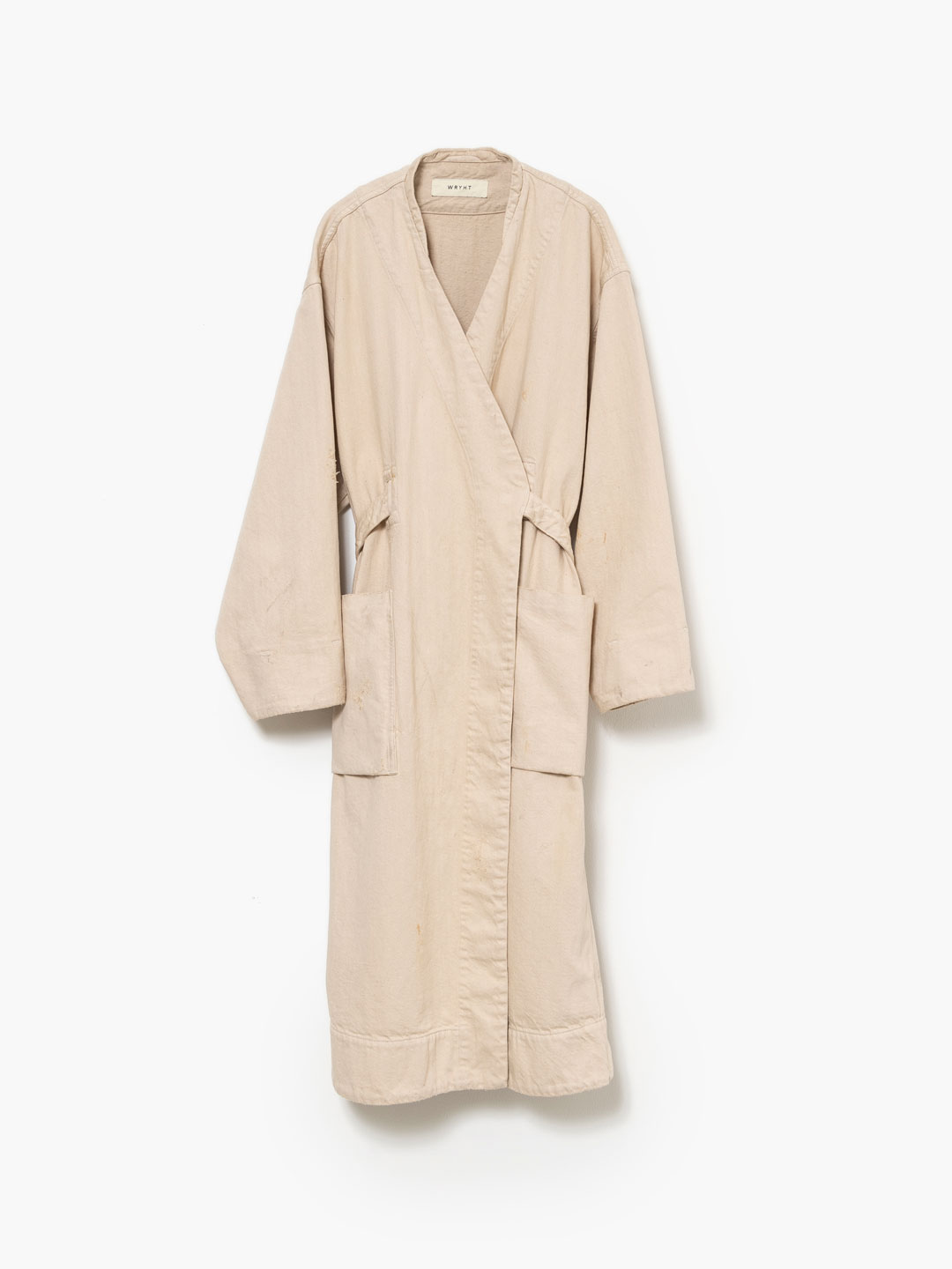 Hospital Wrap Coat - Off White