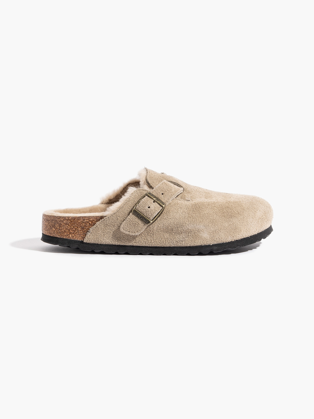 Boston Shearling Sandals - Taupe