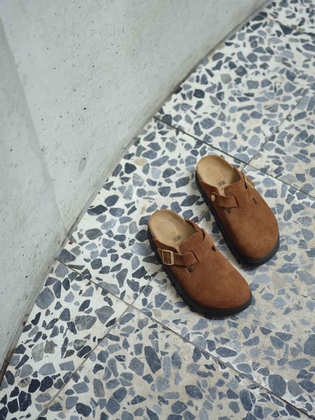 Boston Chunky Sandals - Brown