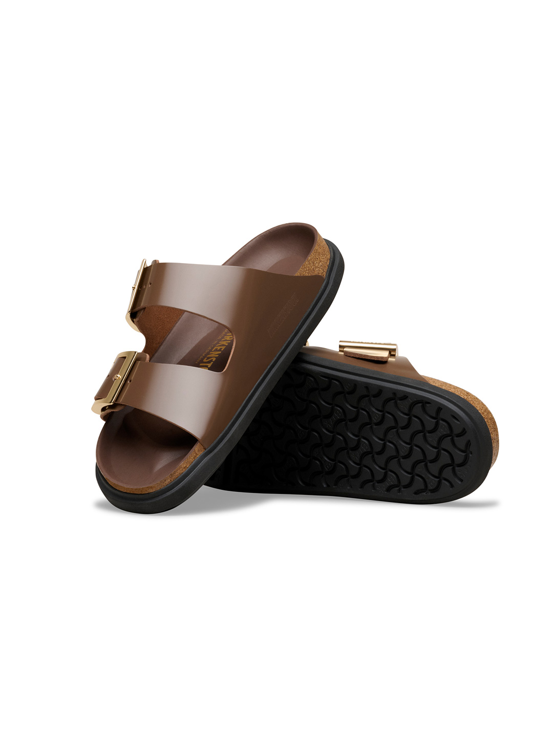 Arizona Droplet Buckle Sandal - Dark Brown
