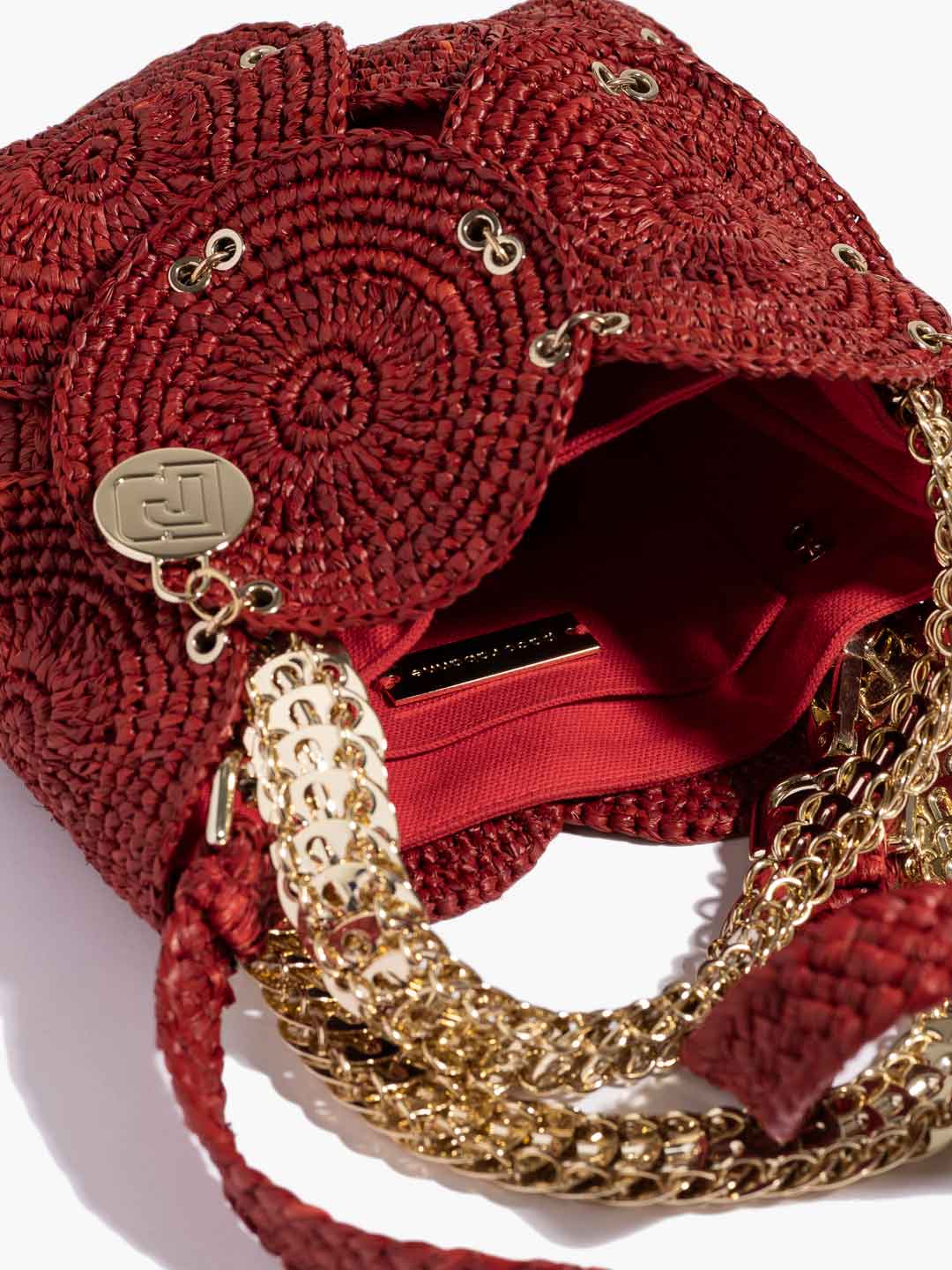 Disc Handbag - Red