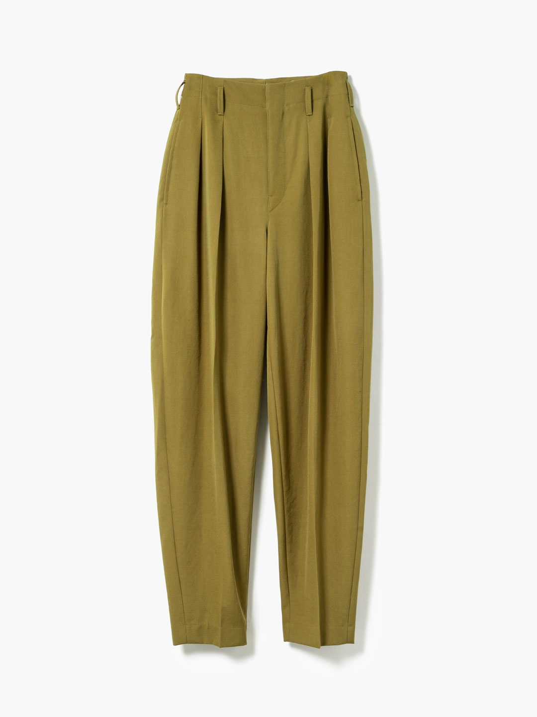 Pleated Tappered Pants  - Pistachio