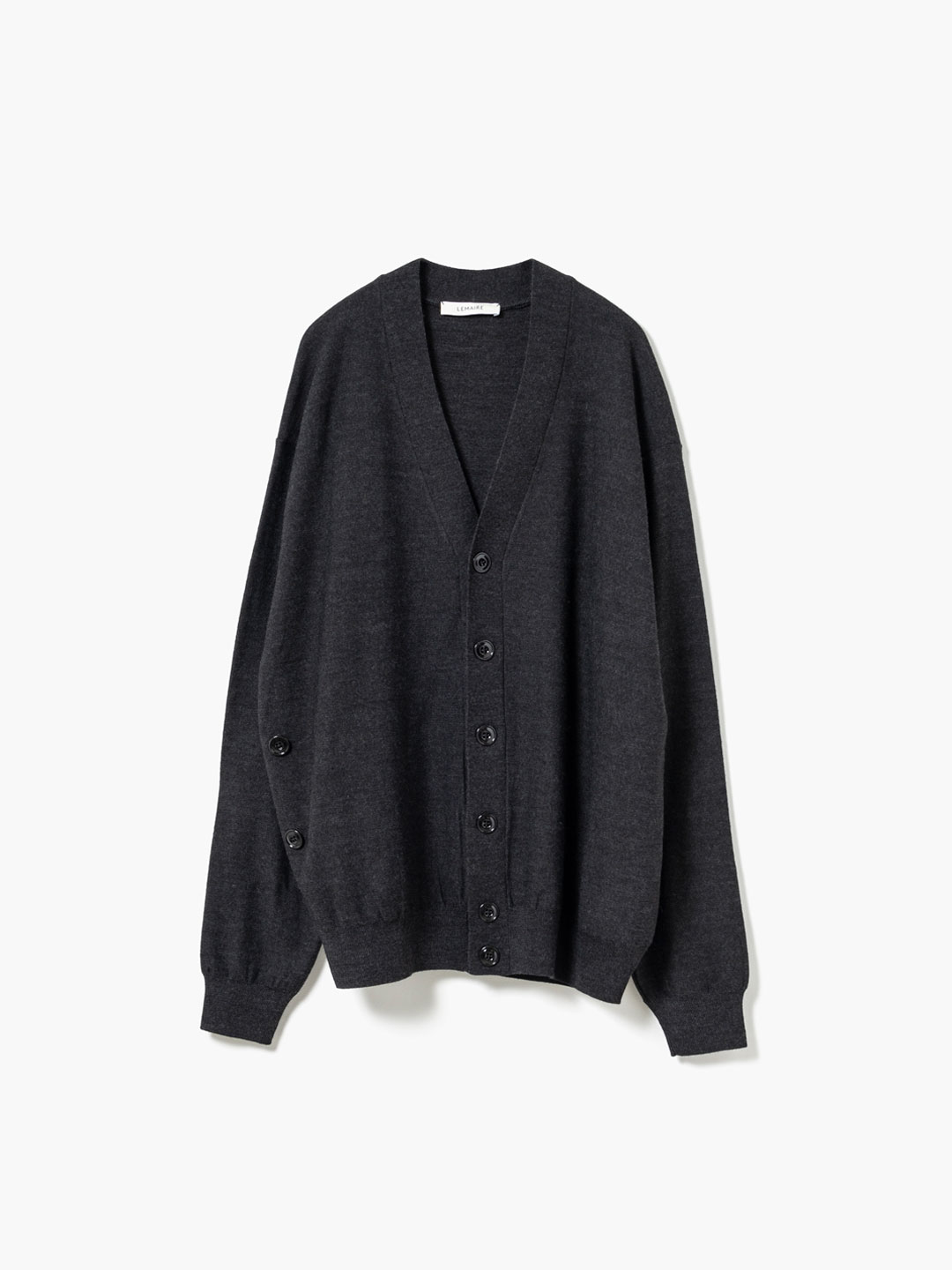 Relaxed Twisted Cardigan - Black