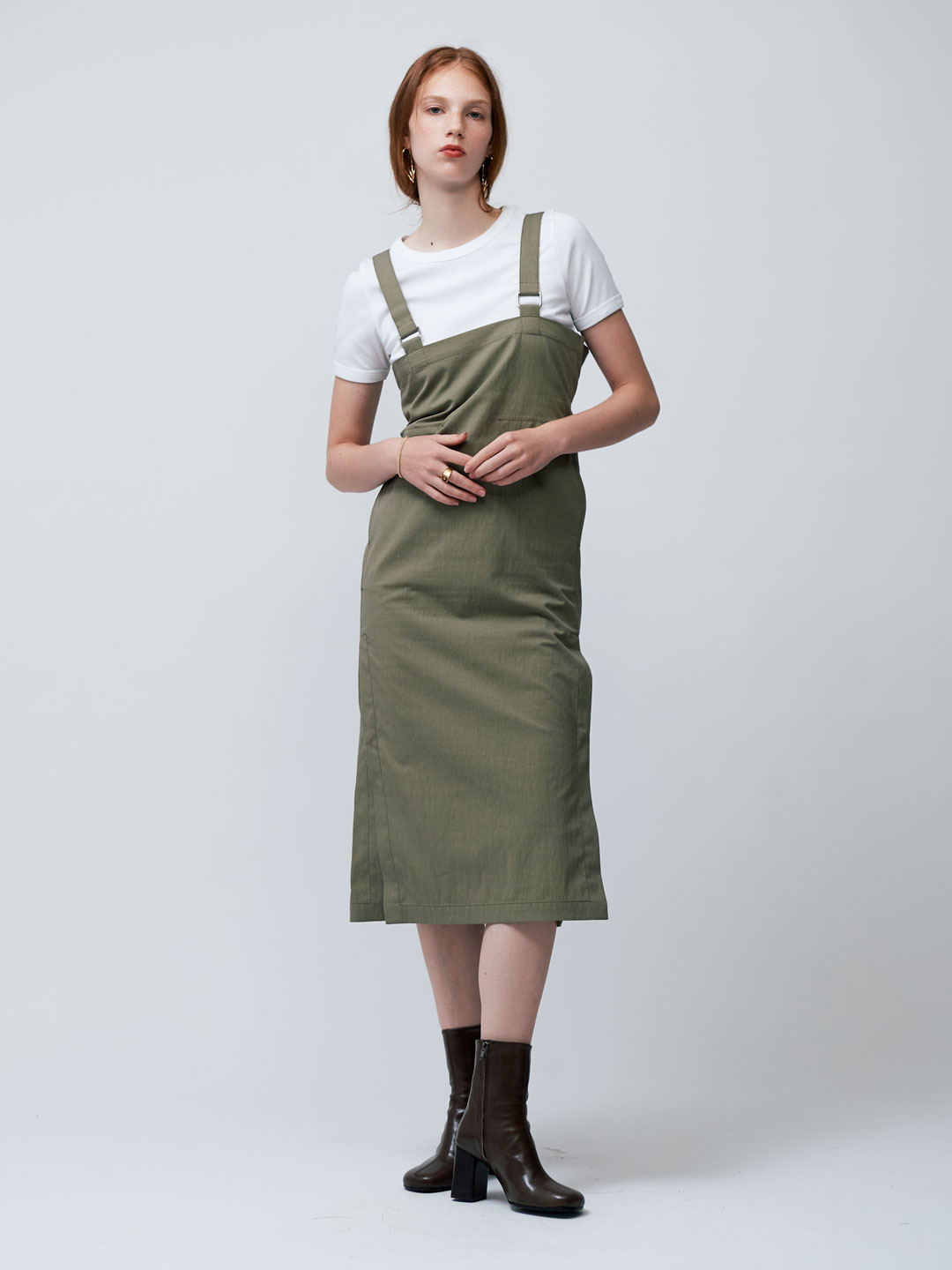 Straps Skirt - Olive