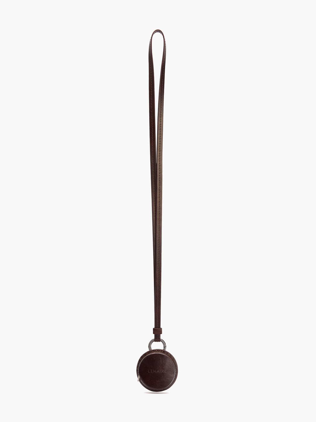 Molded Tape Necklace - Burgundy