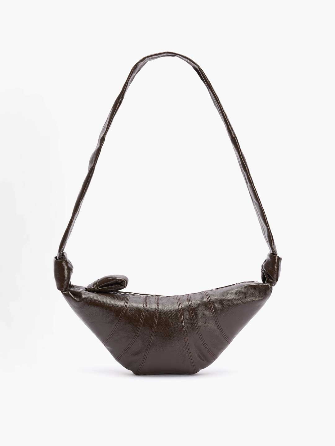 Small Croissant Bag - Brown