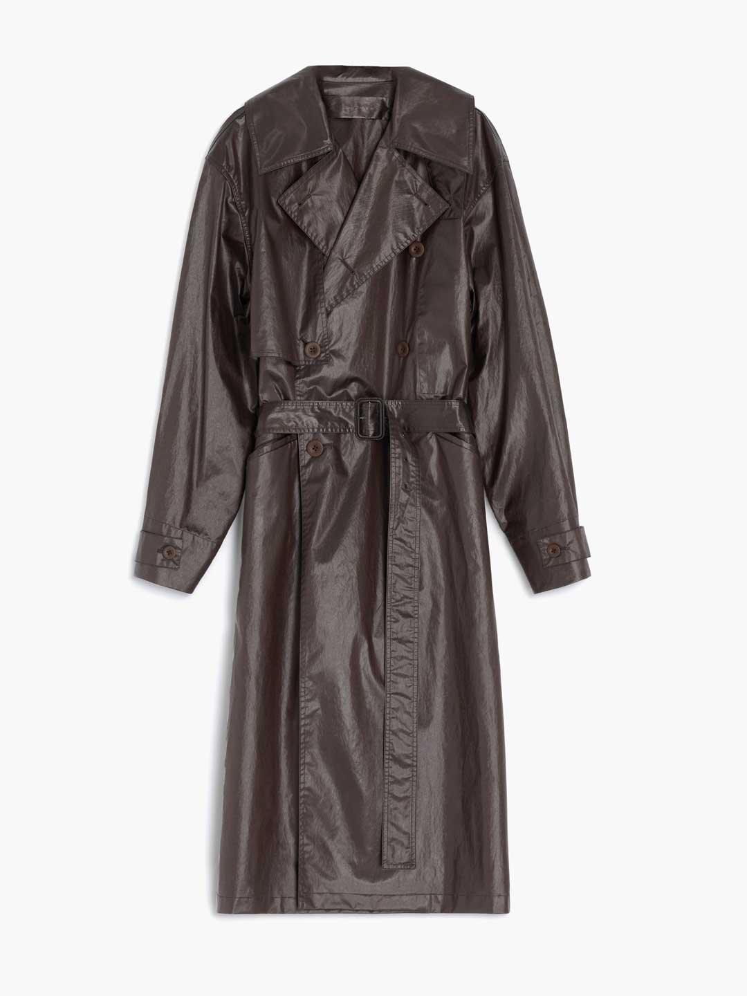 Trench Coat - Burgundy