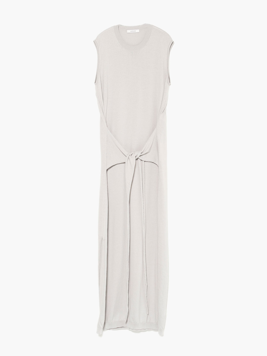 Sleeveless Knotted Dress - Off White