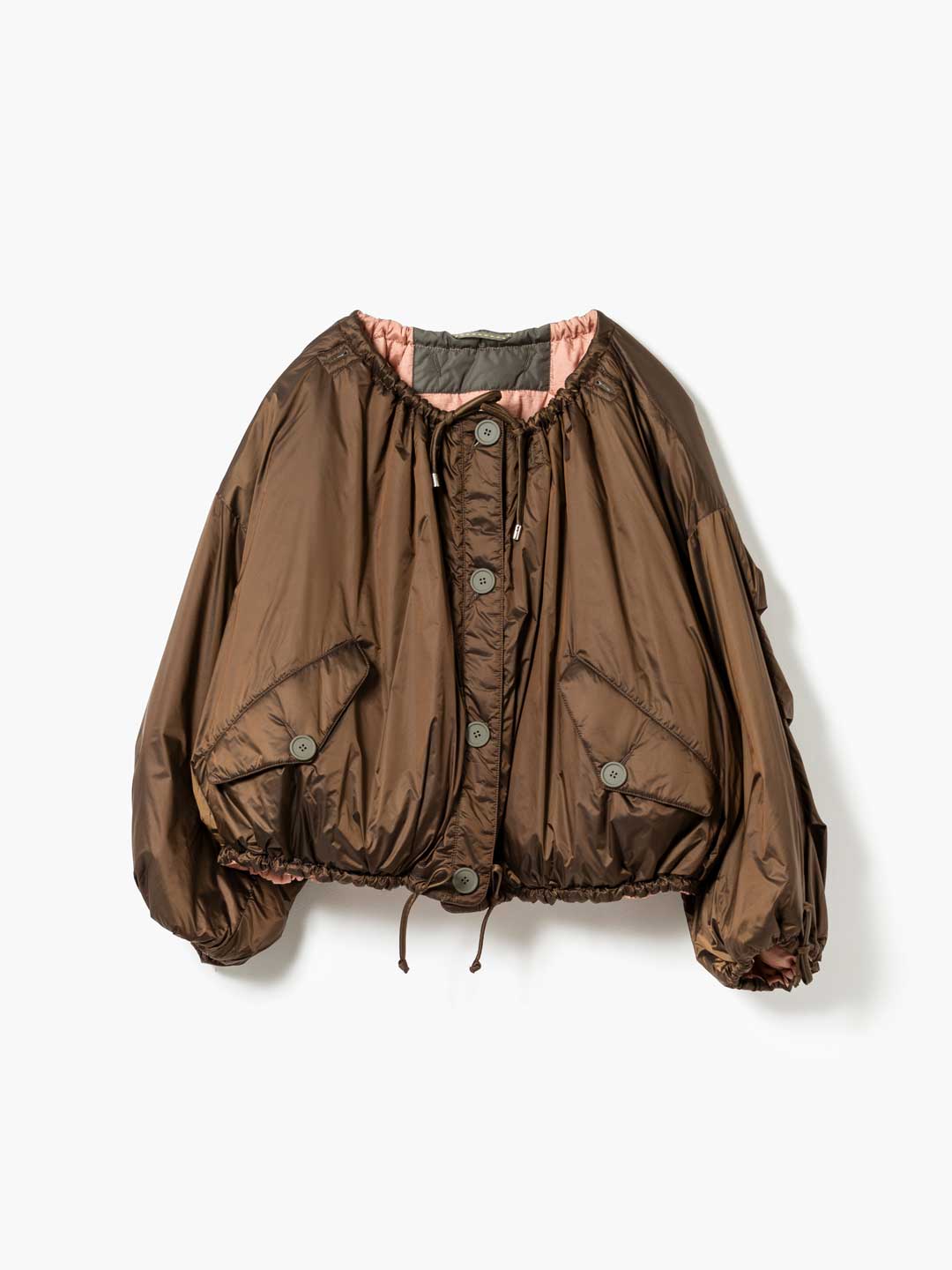 【予約販売】Reversible Parachute Bomber Jacket - Bronze