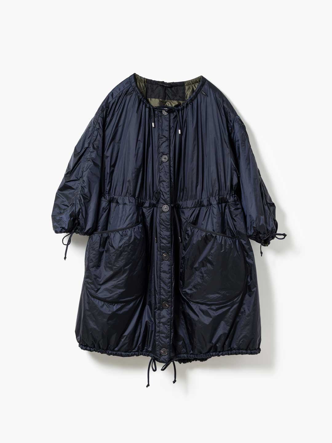 【予約販売】Reversible Parachute Parka Coat - Midnight