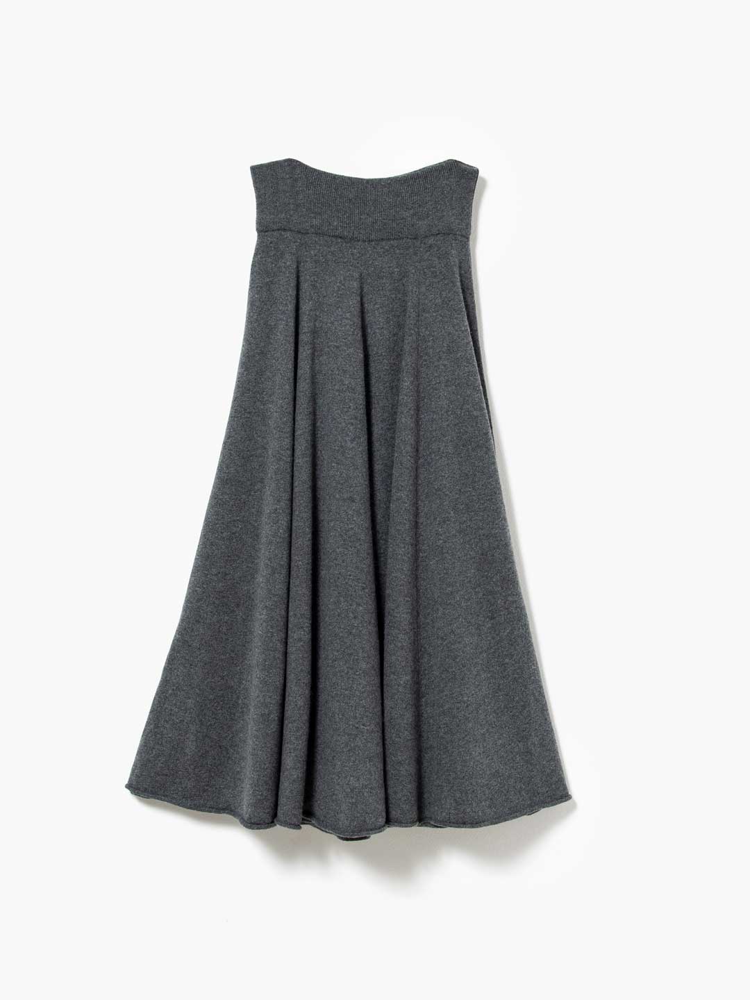 Twirl Knit Skirt - Dark Grey