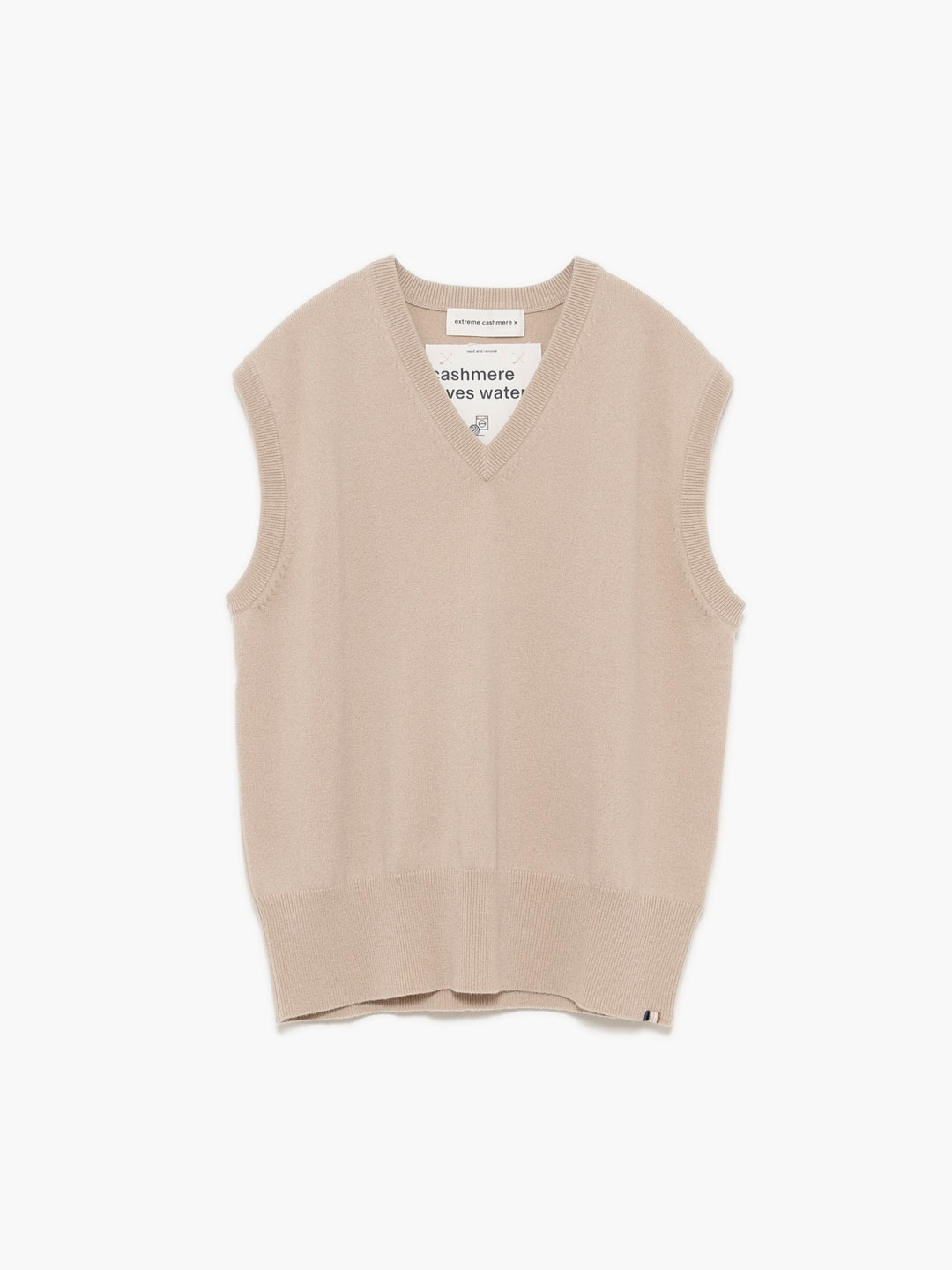 Spencer Knit Vest - Light Beige