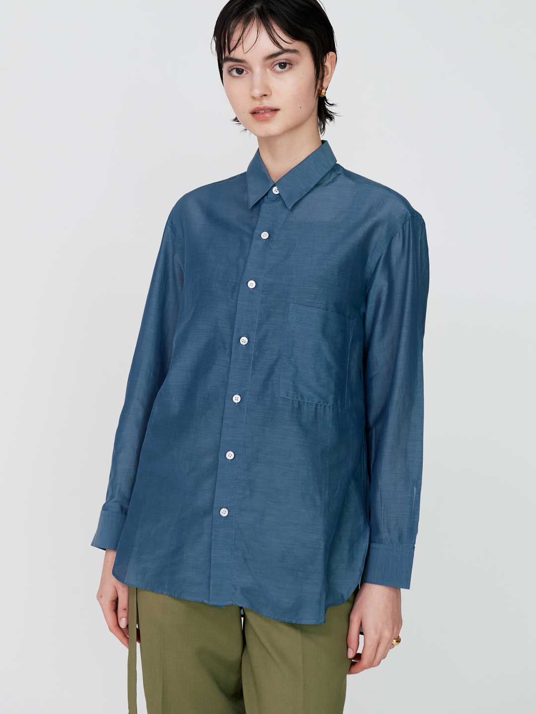 Handmade Men's Shirt - Blue