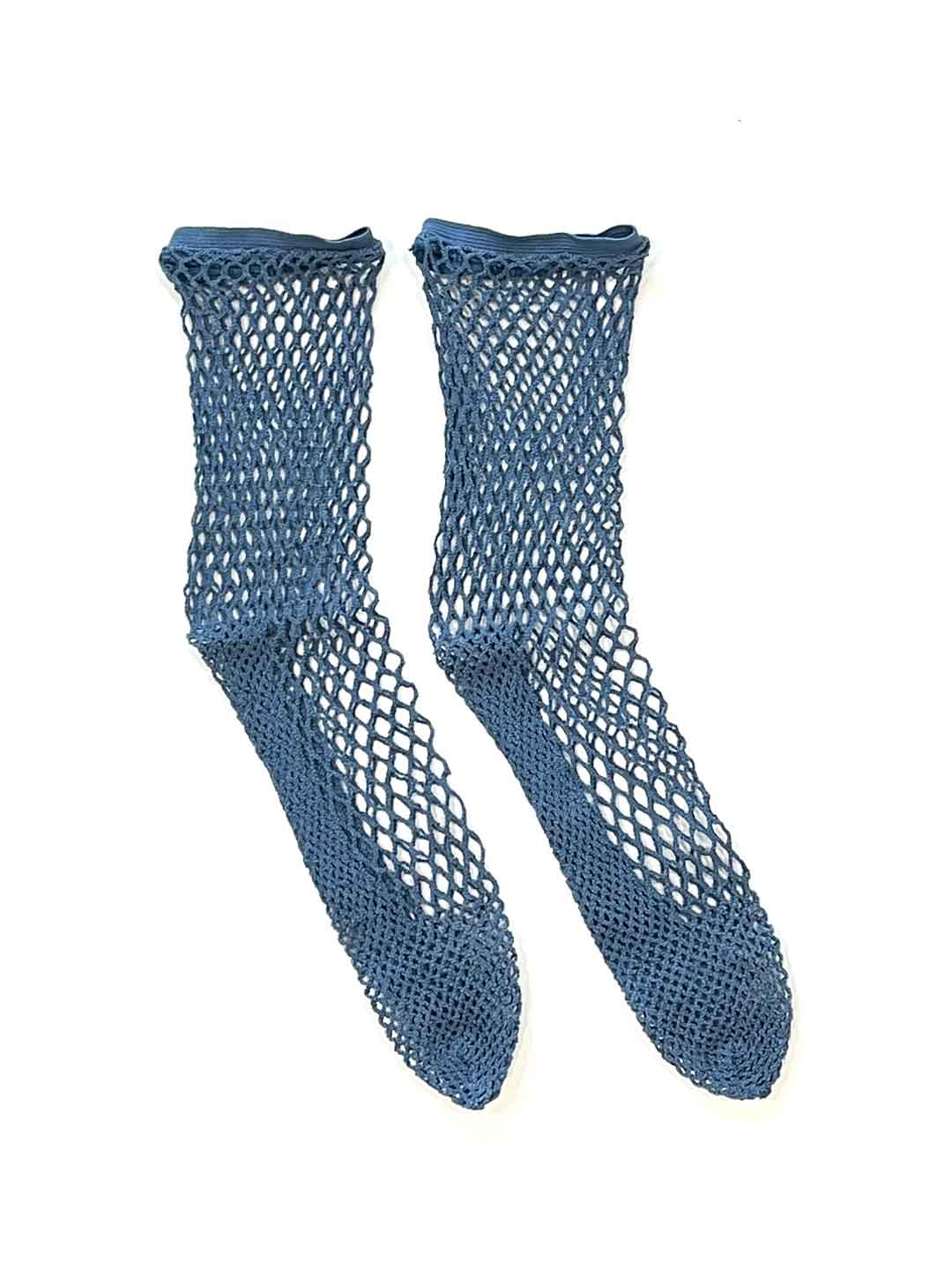 Fishnet Socks - Blue
