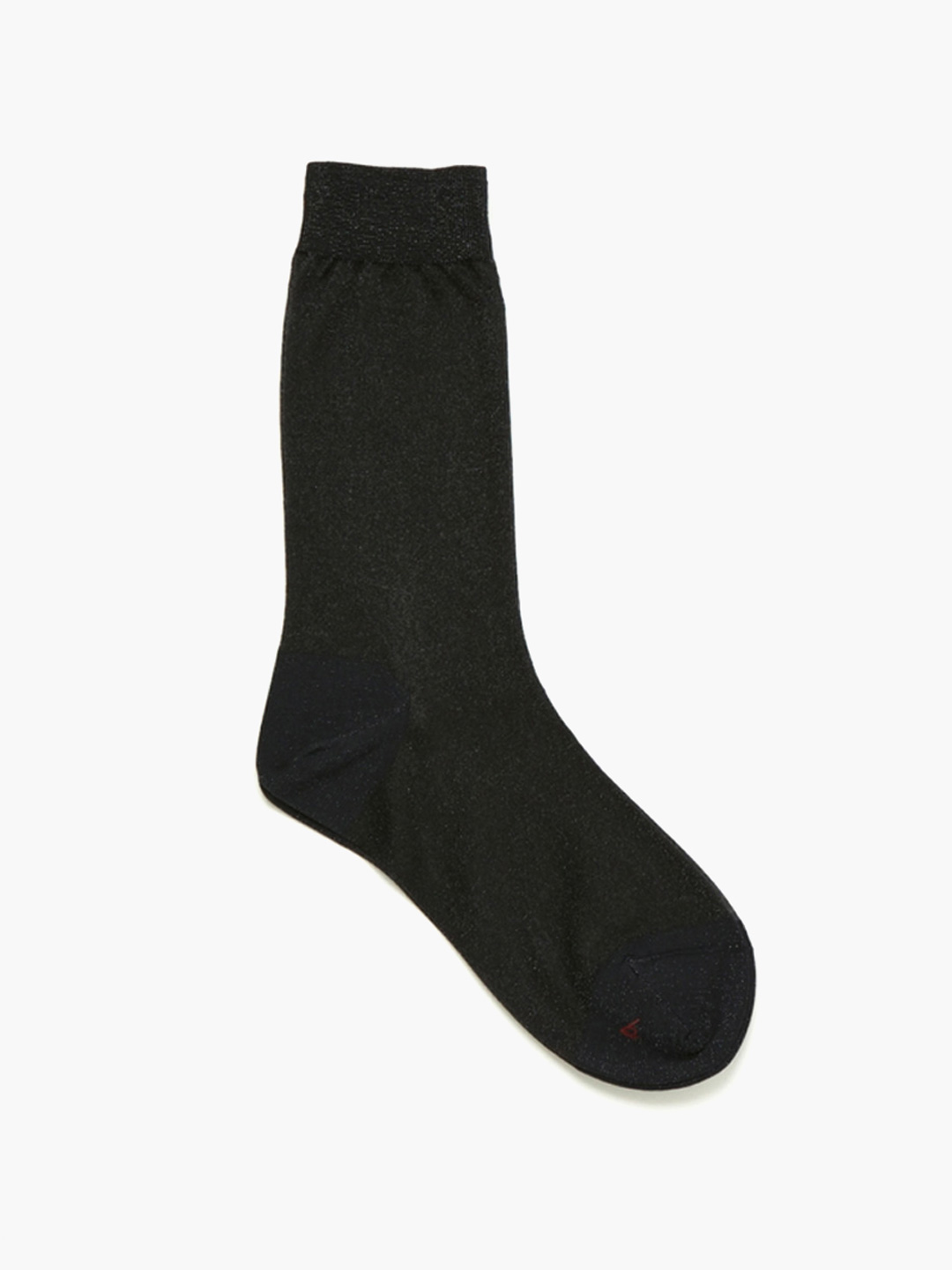 Lurex Sheer Socks - Black
