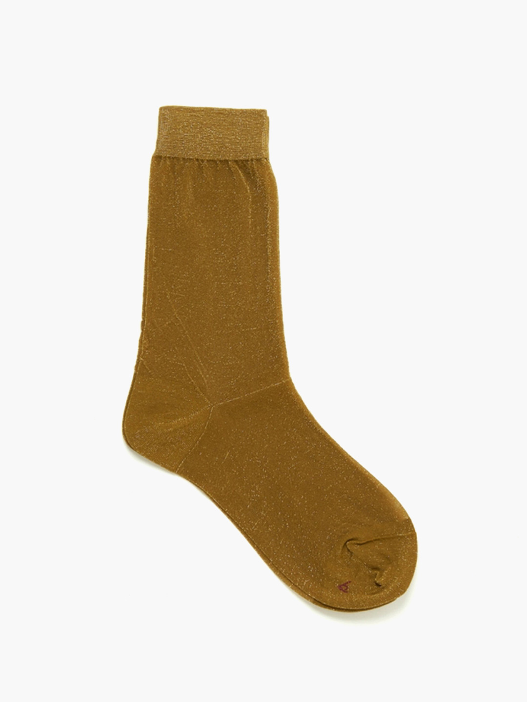 Lurex Sheer Socks - Gold