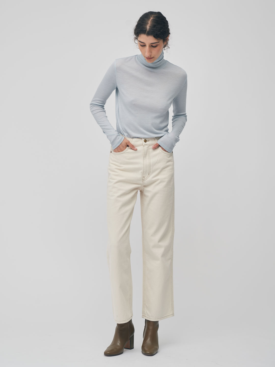 Plein High Straight - Ivory