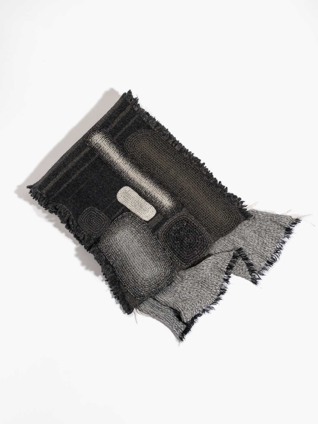 Loop Of Intent Scarf [ × Kurina Ninomiya ] - Dark Grey