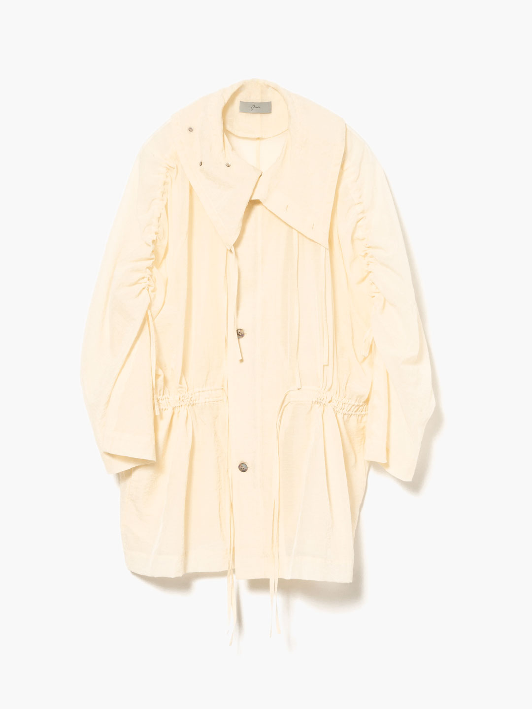 Membrane Short Coat - Off White