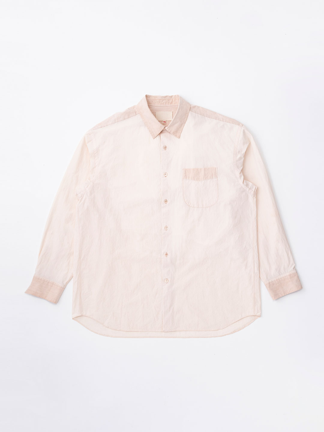 Regular Collar Shirt - Pink Beige