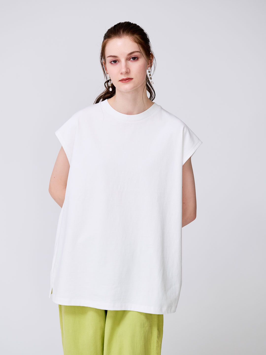 Fade No Sleeve Vest - White