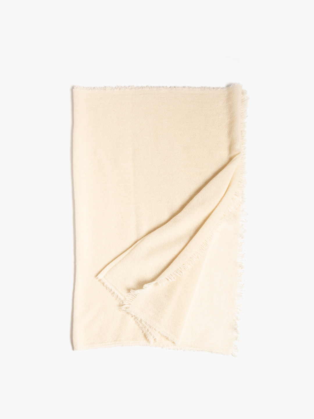 Isabel Cashmere Scarf - White