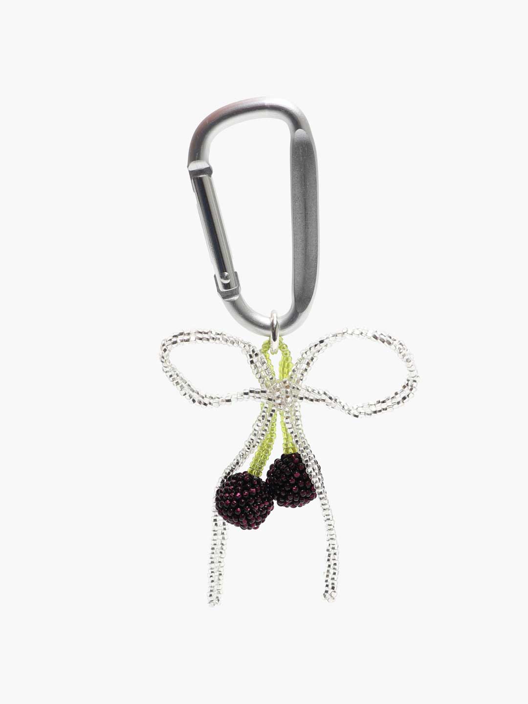 Dark Cherry Carabiner Keychain - Multi