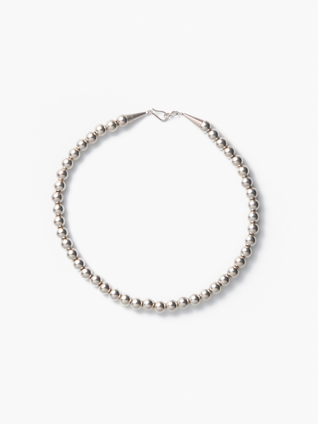 8mm Ball Chain Necklace 40cm - Silver