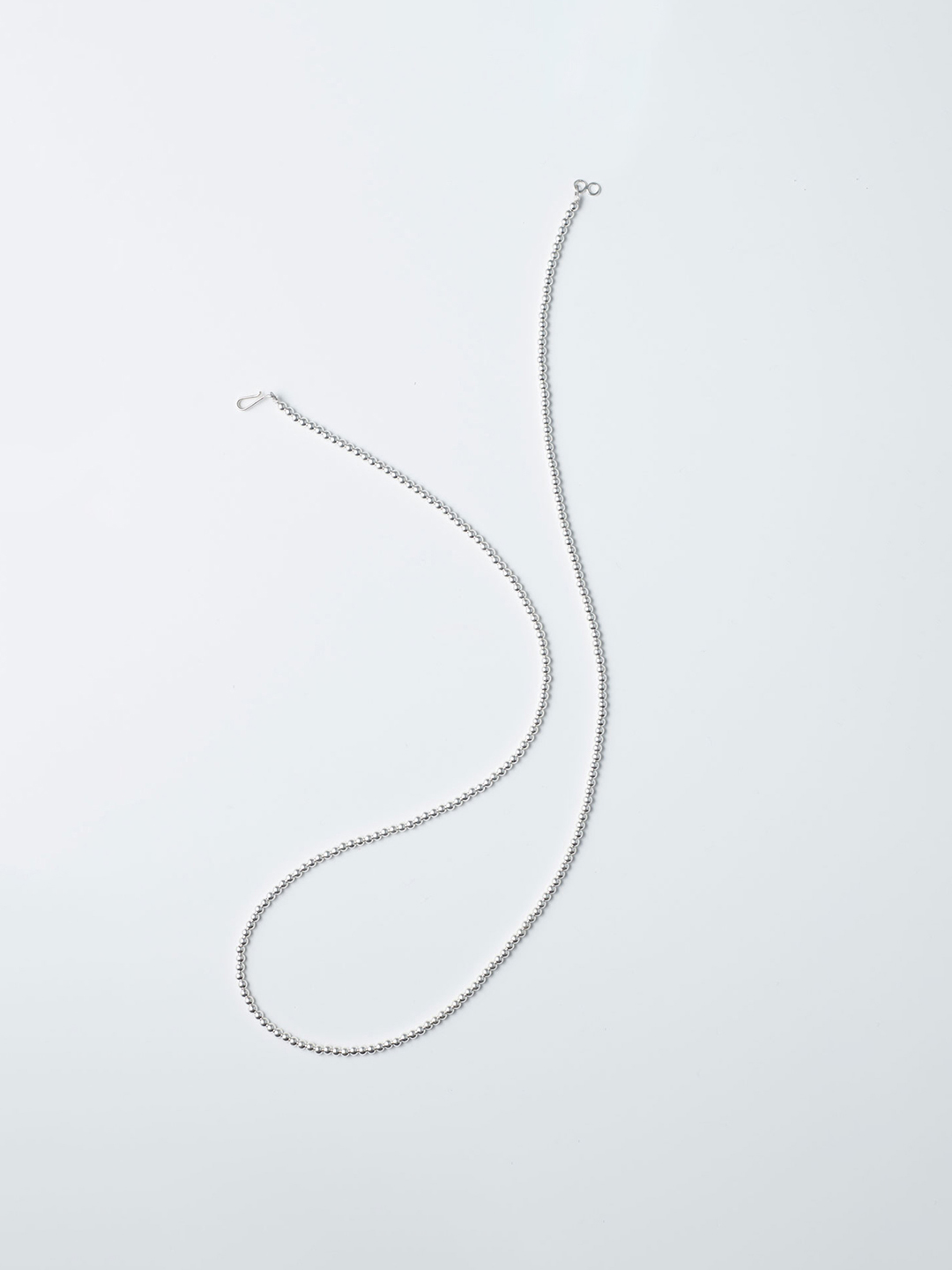 3mm Ball Chain Necklace 63.5cm - Silver