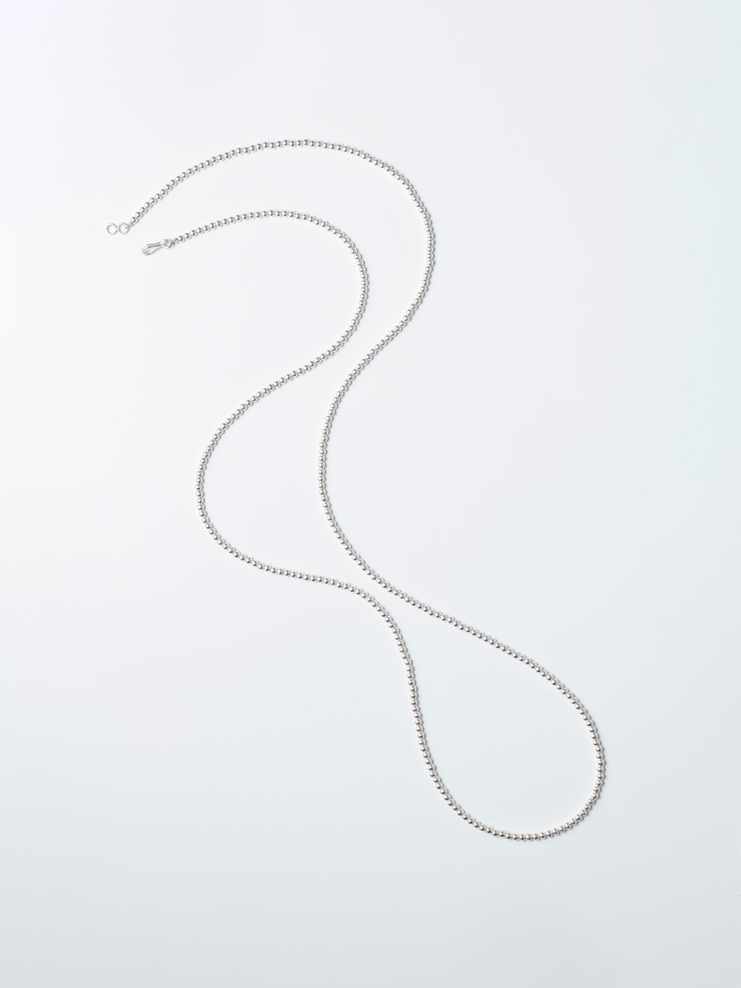 3mm Ball Chain Necklace 92cm  - Silver