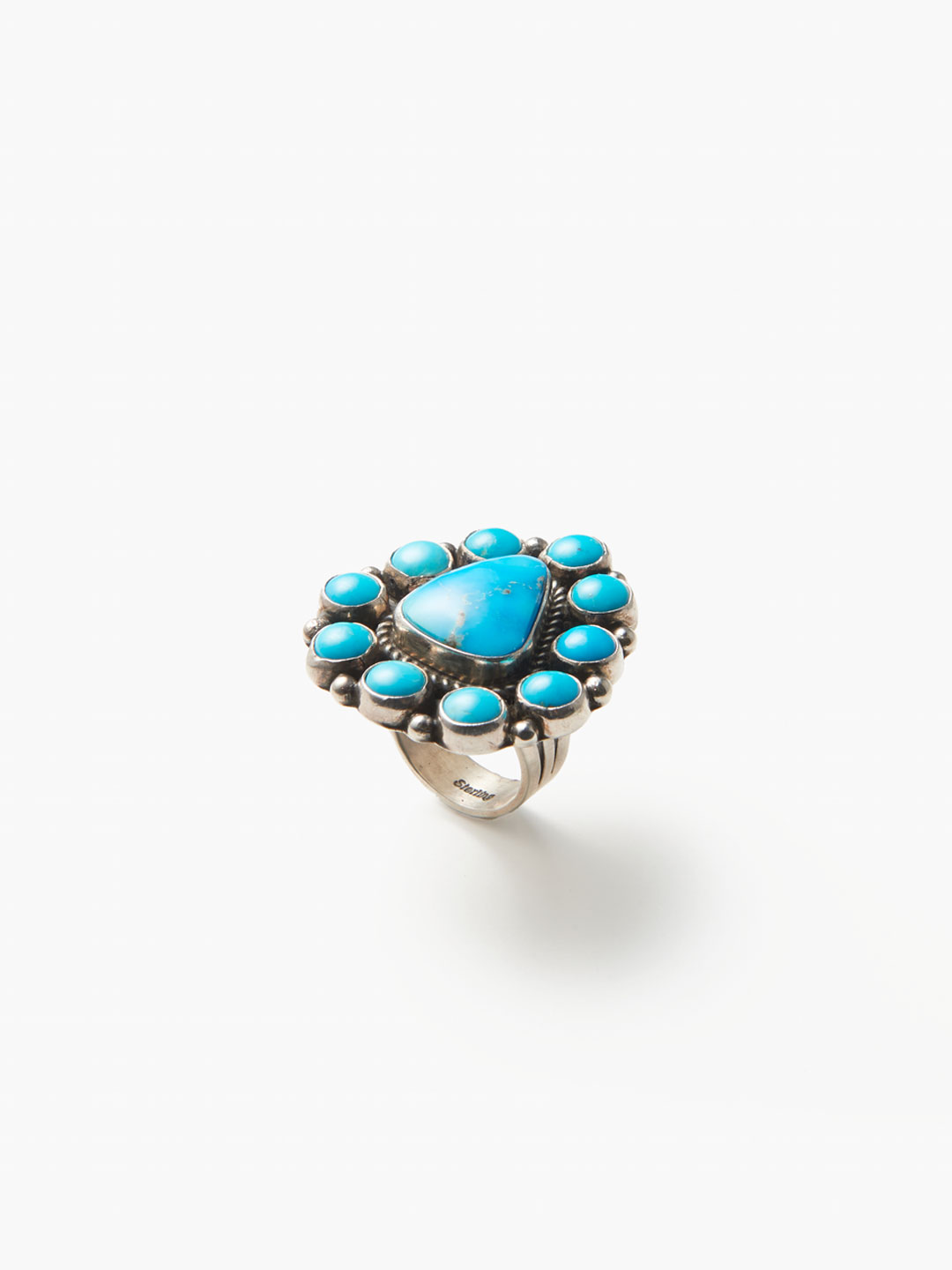 Flower Ring - Turquoise