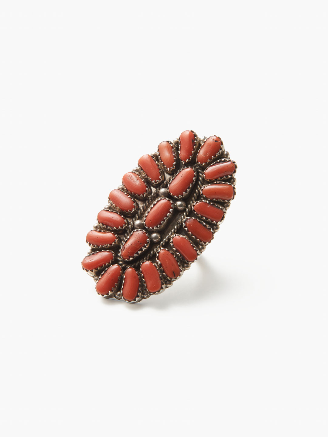 Flower Ring - Coral