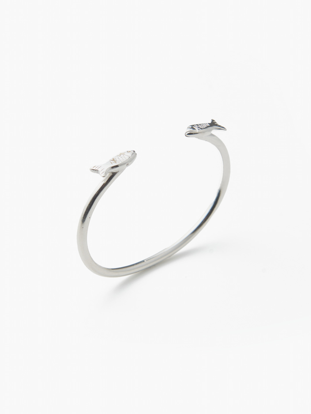 別注Fish Bangle - Silver